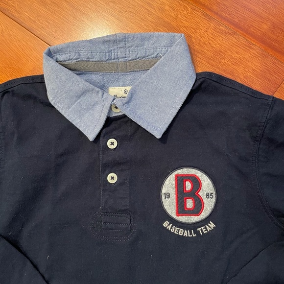 Massimo Dutti navy long sleeve tshirt size 9-10 - Picture 4 of 4